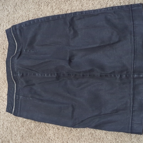 All saints block denim skirt - Picture 3 of 3